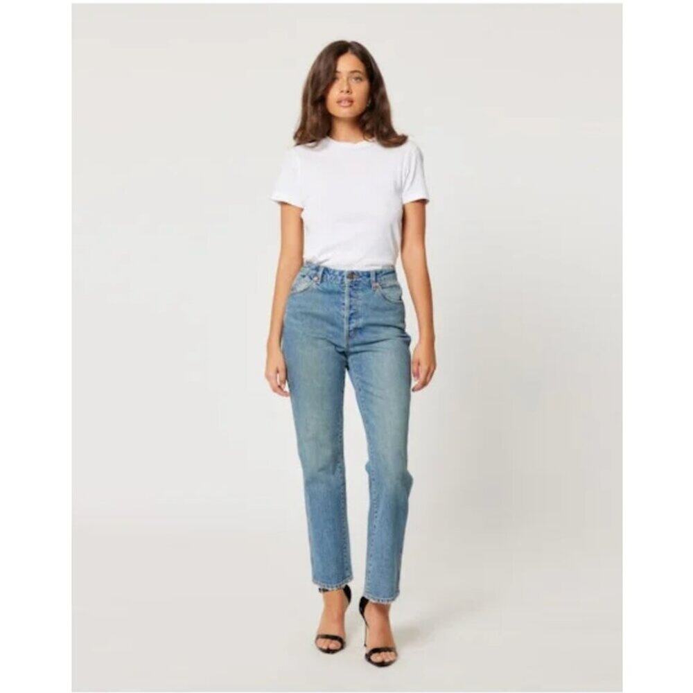 NWT Rolla's Original Straight Broken In Mid Vintage Blue Size 30